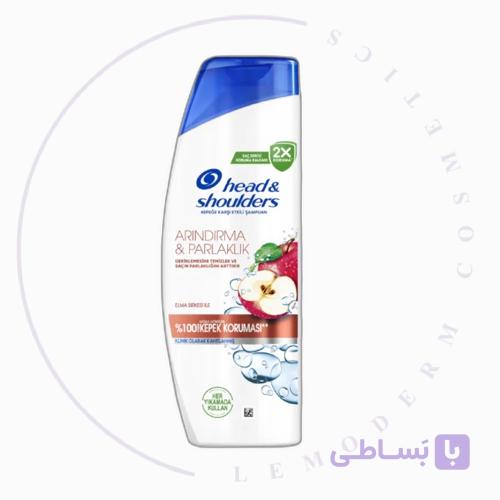 شامپو تصفیه و درخشان كننده سرکه سیب حجم 330 میل (واردات قانونی)