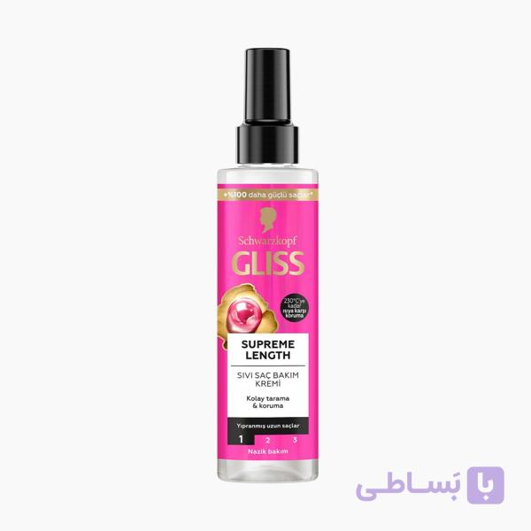 اسپری دو فاز مو بلند مدل SUPREME LENGTH حجم 200 میل (اورجینال کردستان)