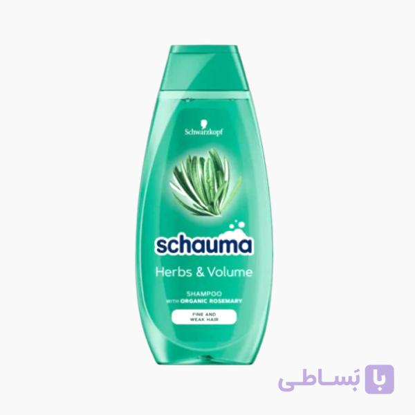 شامپو گیاهی حجم دهنده شاوما حاوی عصاره رزماری 400 میل (اورجینال کردستان)