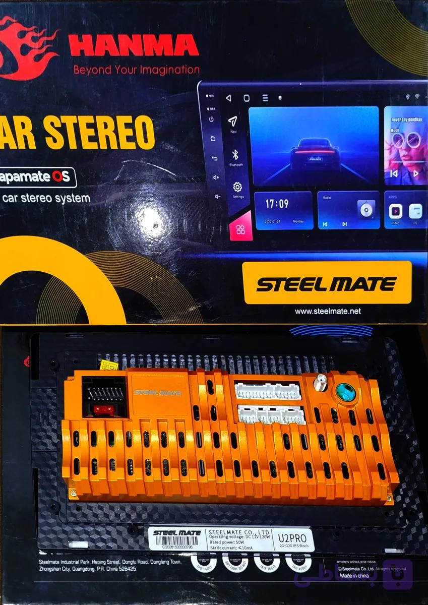 مانیتور خودرو استیل میت ۹ اینچ لمسی برند 2/32 -- STEEL MATE PRO واقعی