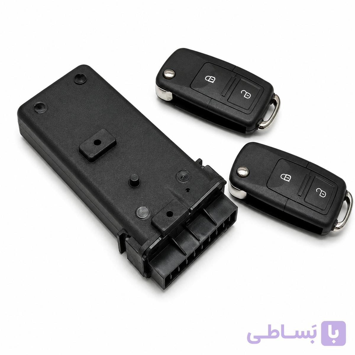 قفل مرکزی و ریموت خودرو P-357 مناسب برای پژو پارس/پژو 405 بسته 2عددی