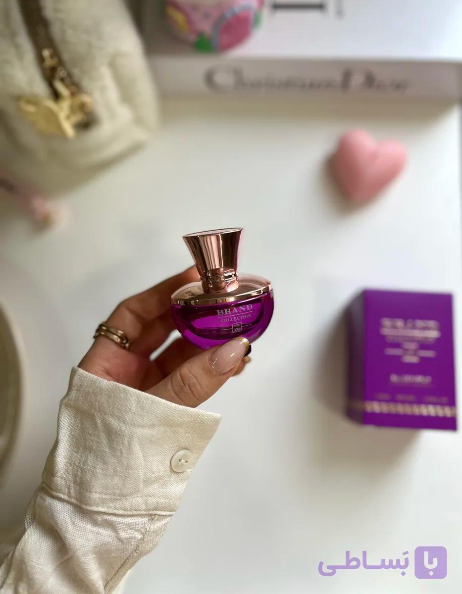 عطر ادکلن زنانه ورساچه پور فمه دیلن پرپرل برند کالکشن کد 370 (Brand Collrction Versace Pour Femme Dylan Purple)