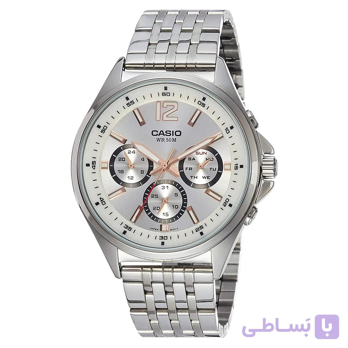 ساعت مچی کاسیو سری ENTICER کد MTP-E303D-7AVDF