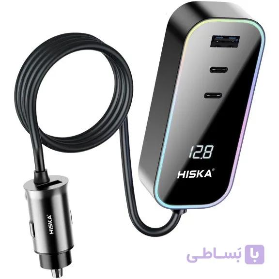 شارژر فندکی 120 وات هیسکا مدل HCC-328 — تصویر 1