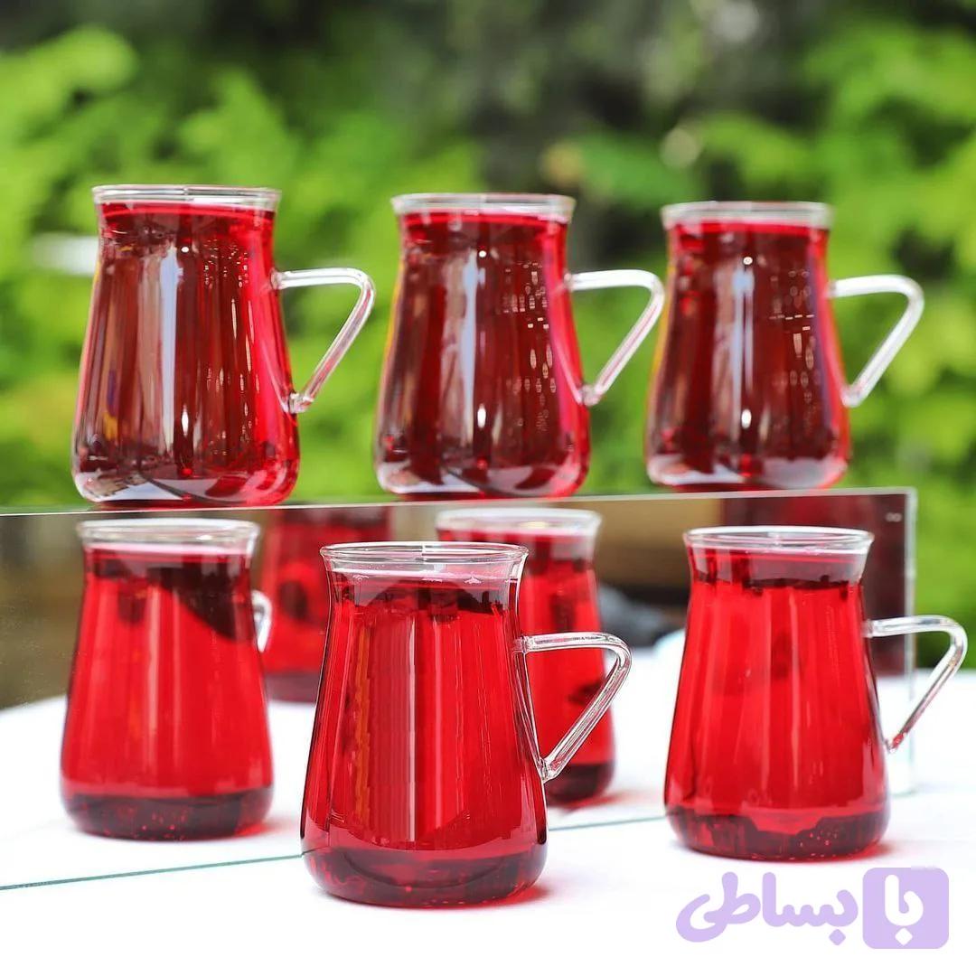 فنجان پیرکس دسته مثلثی