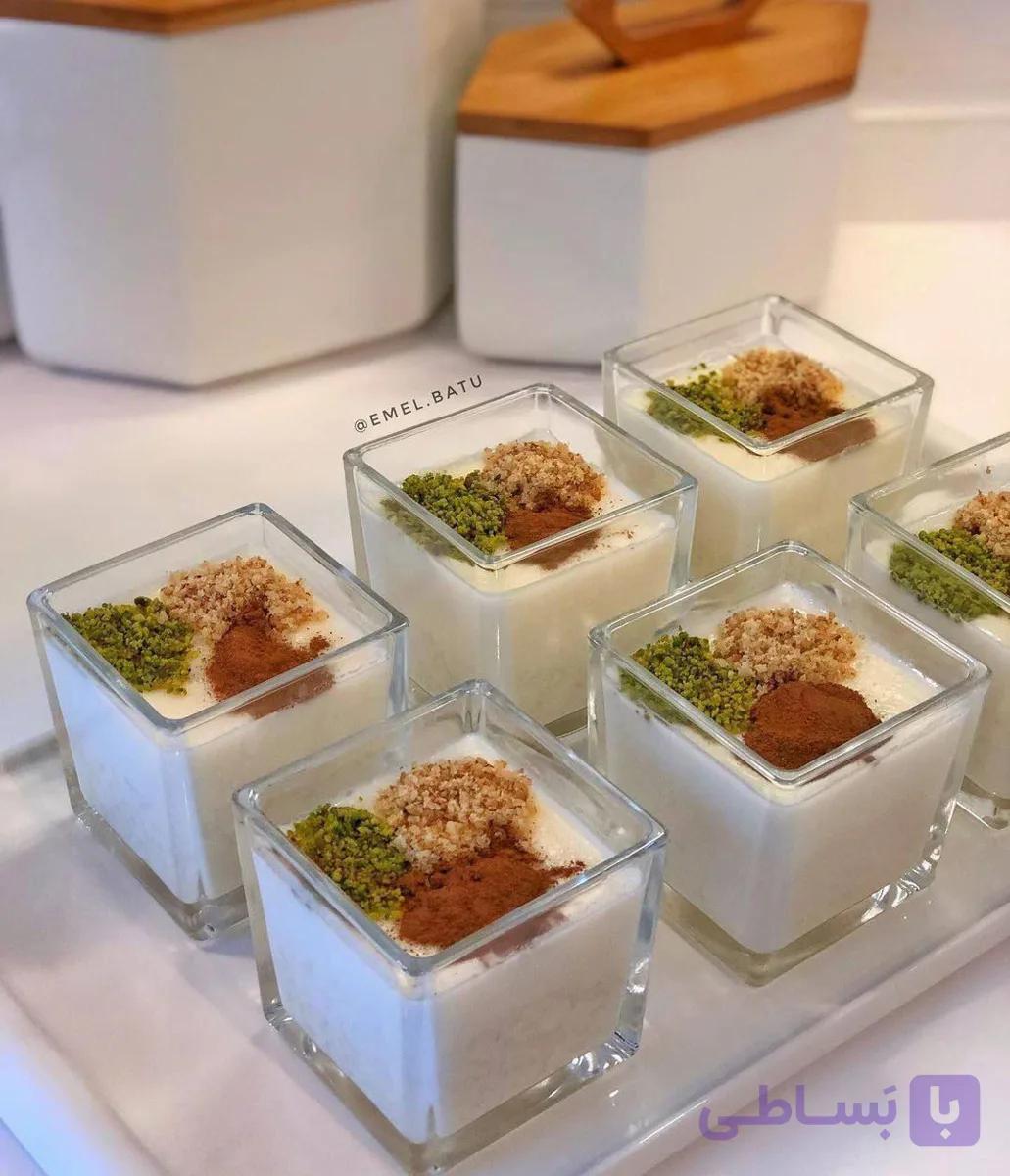 پیاله ، دسر خوری مربعی🇹🇷