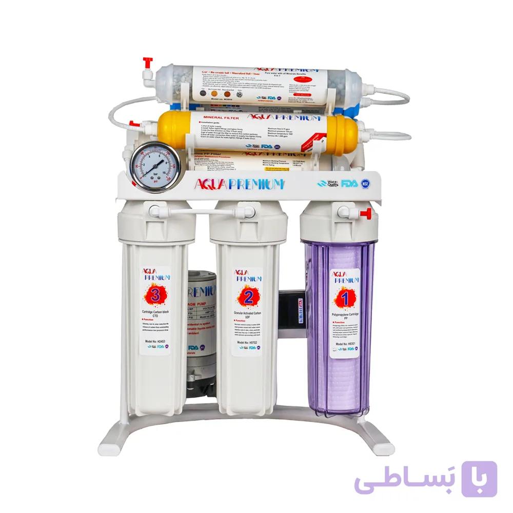 دستگاه تصفیه کننده آب آکواپرمیوم مدل A9POAB12-ML-TL4 — تصویر 1