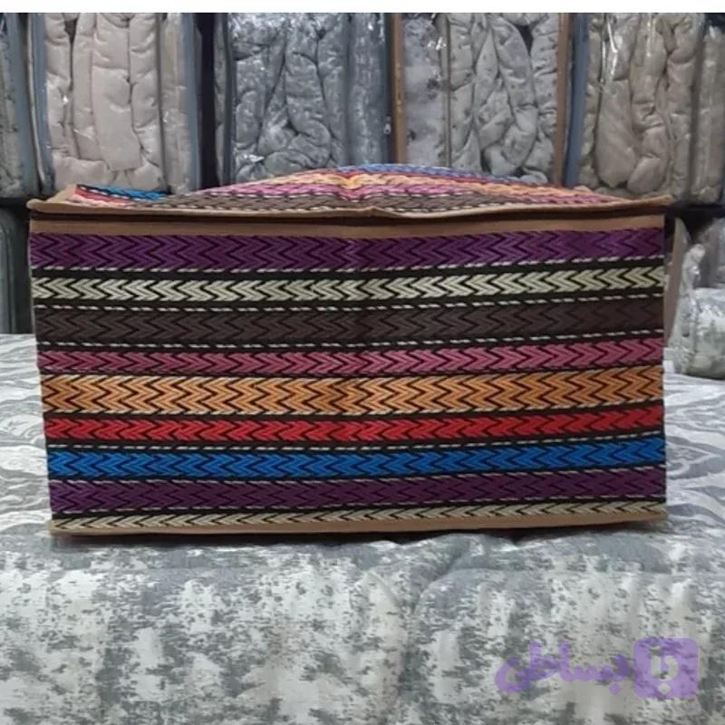 بقچه رختخواب زیپی جنس جاجیم برند پاپیون سایز 8