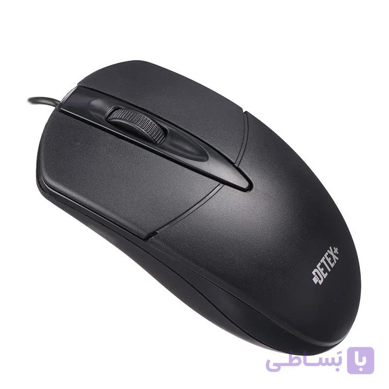 ماوس باسیم اپتیکال 1600 DPI دتکس پلاس مدل MD-904