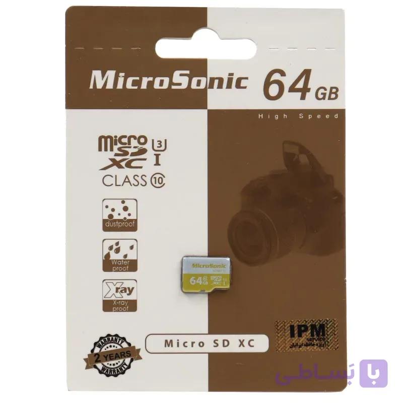 کارت حافظه microSD 64GB U3 C10 | MicroSonic
