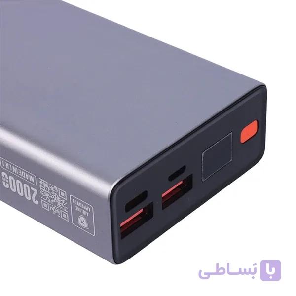 پاوربانک 33 وات EPIMAX EP-214 ظرفیت 20800 میلی‌آمپر