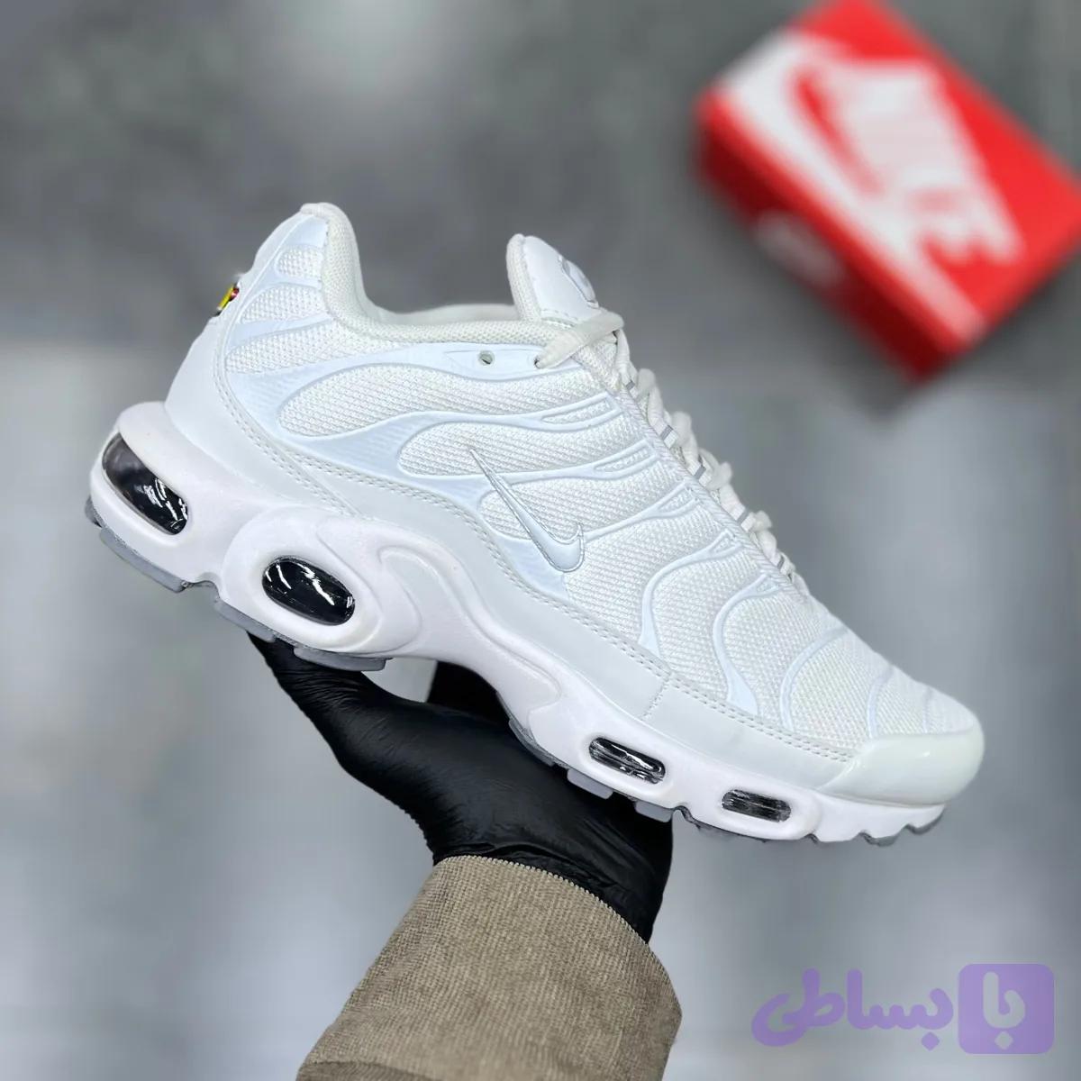 نایک ایرمکس پلاس تی ان سفید آبی Nike Air Max Plus Tn Blue White — تصویر 1