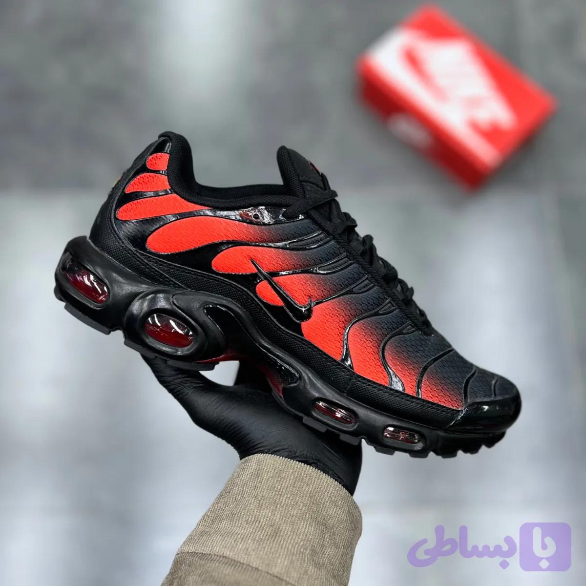 نایک ایرمکس تی ان مشکی قرمز Nike Air Max Plus Tn Red Black — تصویر 1
