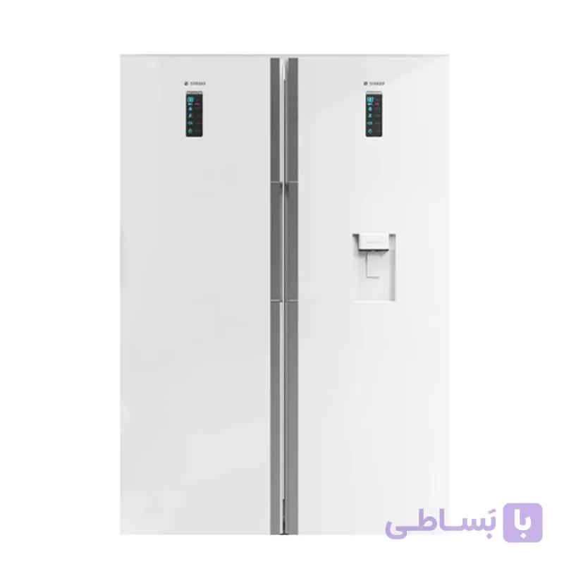 یخچال فریزر دوقلو اسنوا مدل SNOWA SRDI-M210SS – SFDI-M210SS — تصویر 1