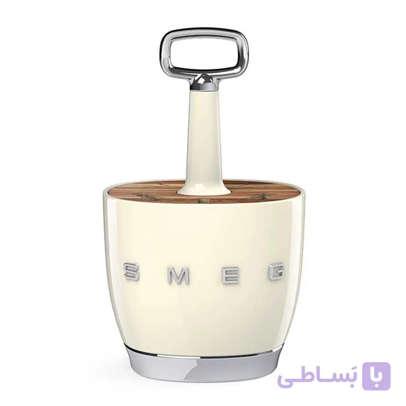 استند قاشق و چنگال و کارد اسمگ رنگ سفید — تصویر 1