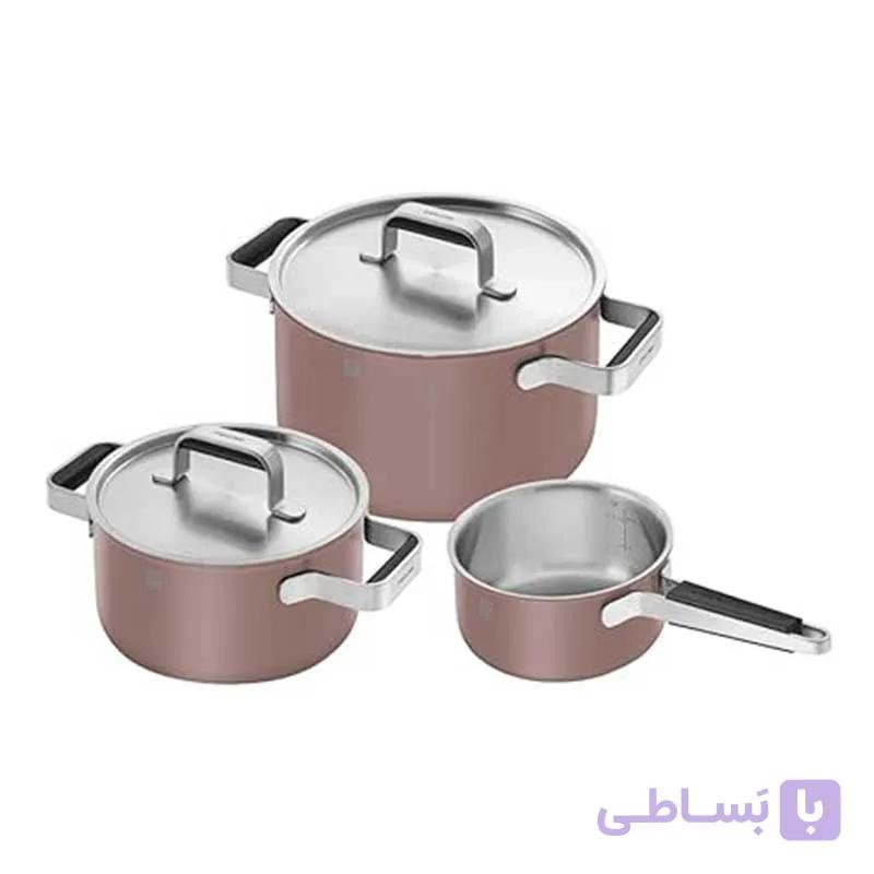 سرویس پخت و پز 5 پارچه سبز زولینگ مدل پیور PURE — تصویر 1