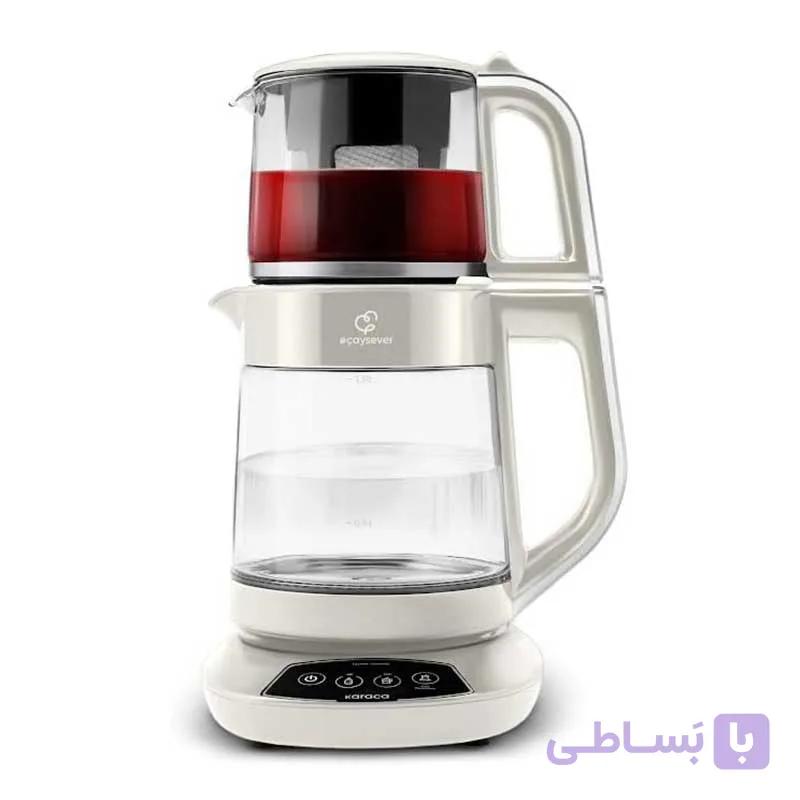چای ساز کاراجا مدل Çaysever 3in1 Konuşan Cam — تصویر 1