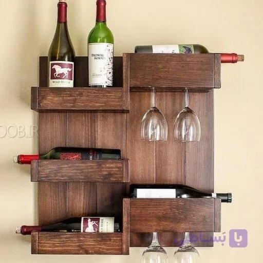 استند بطری و گلاس