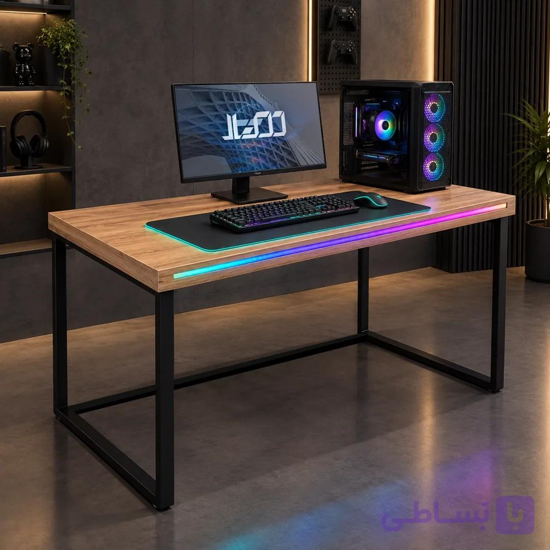میز گیمینگ مدل GD100 RGB — تصویر 1