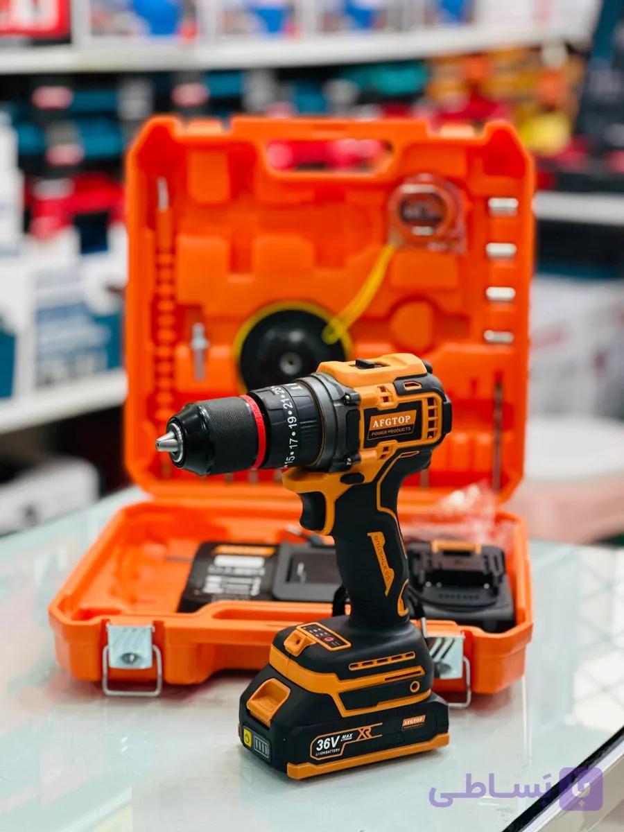 پک دریل شارژی ای گیAEG موتور براشلس 36 ولت مدل Brushless 36V — تصویر 1