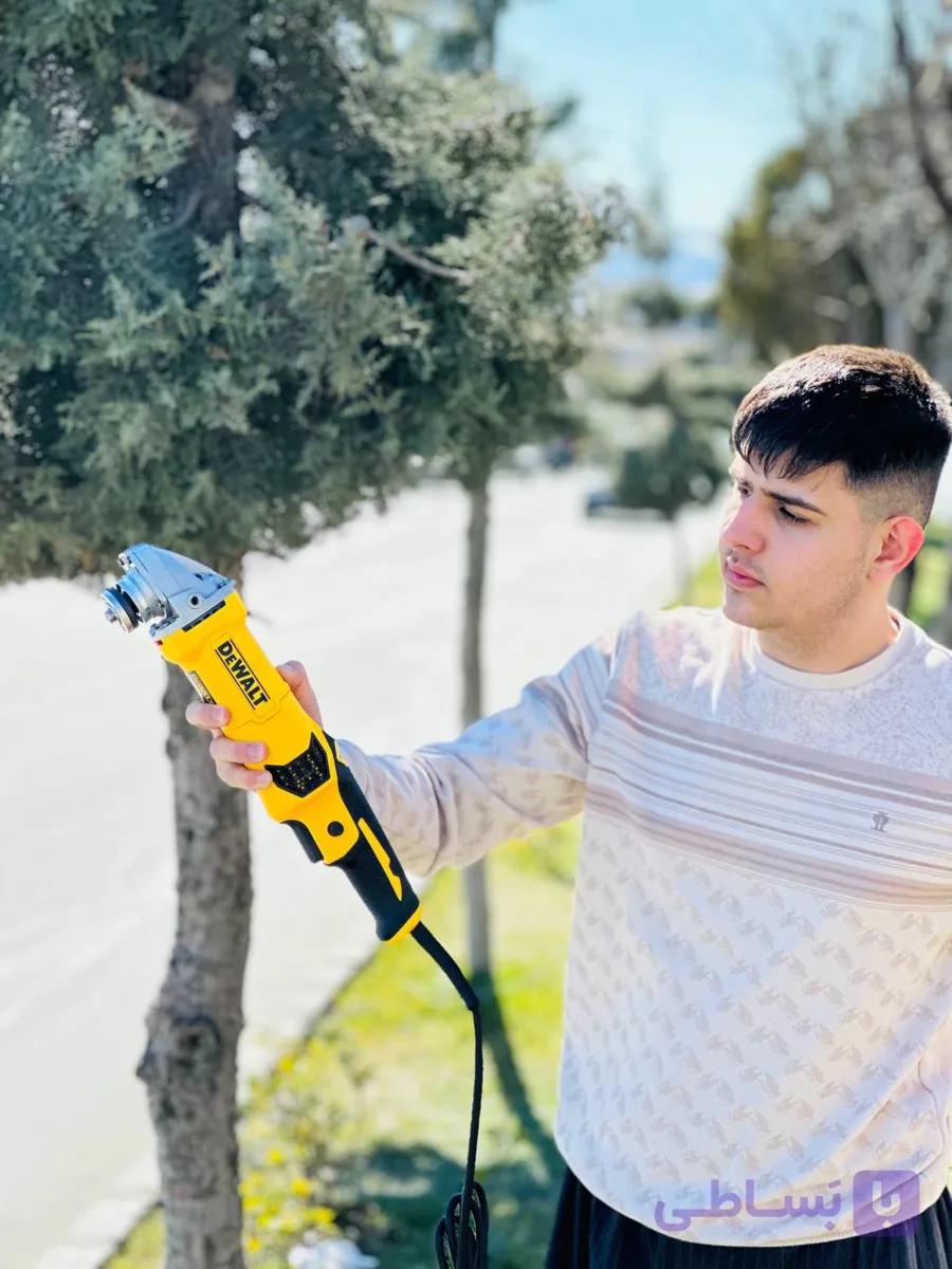 مینی فرز وسط دیوالت 1600 وات مدل Dewalt 4075 — تصویر 1
