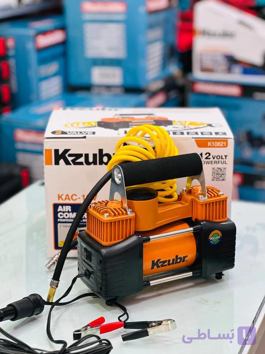 کمپرسور باد فندکی زوبر مدل KAC-12V دو سیلندر — تصویر 1