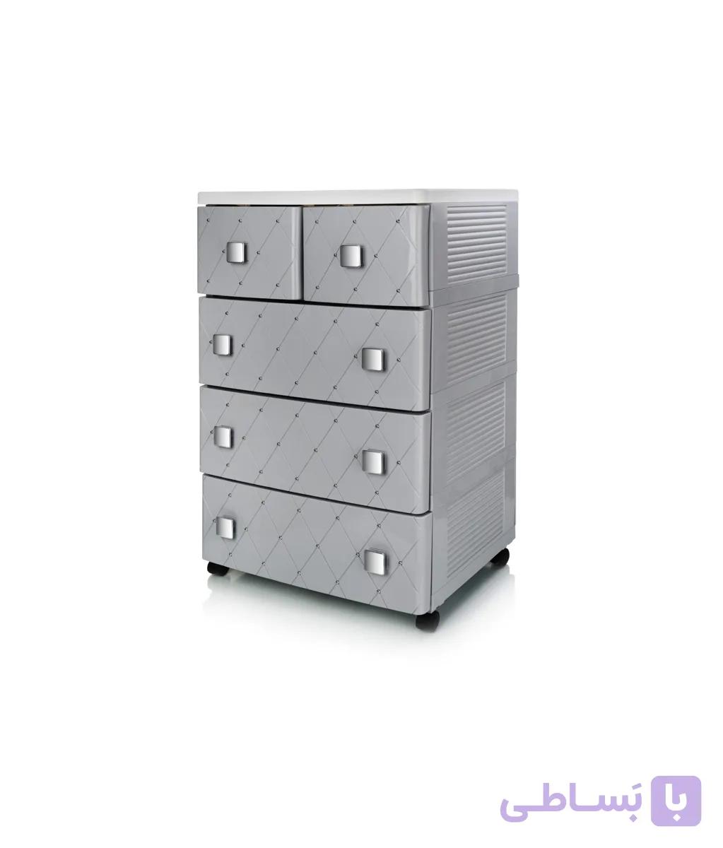 دراور چهار طبقه 2XL شایلی نگین‌دار هوم کت – کد 1119