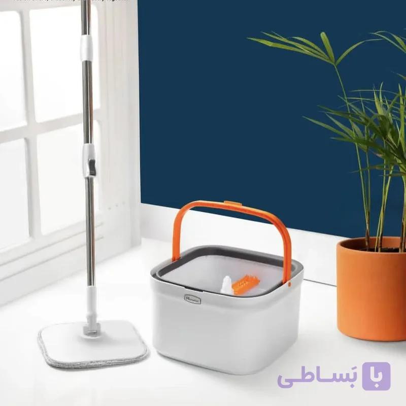 ست سطل و زمین شوی چرخشی هوم کت – مدل ملورین — تصویر 1