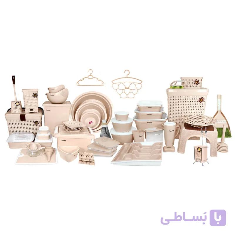 سرویس آشپزخانه 70 پارچه هوم کت مدل دنیس