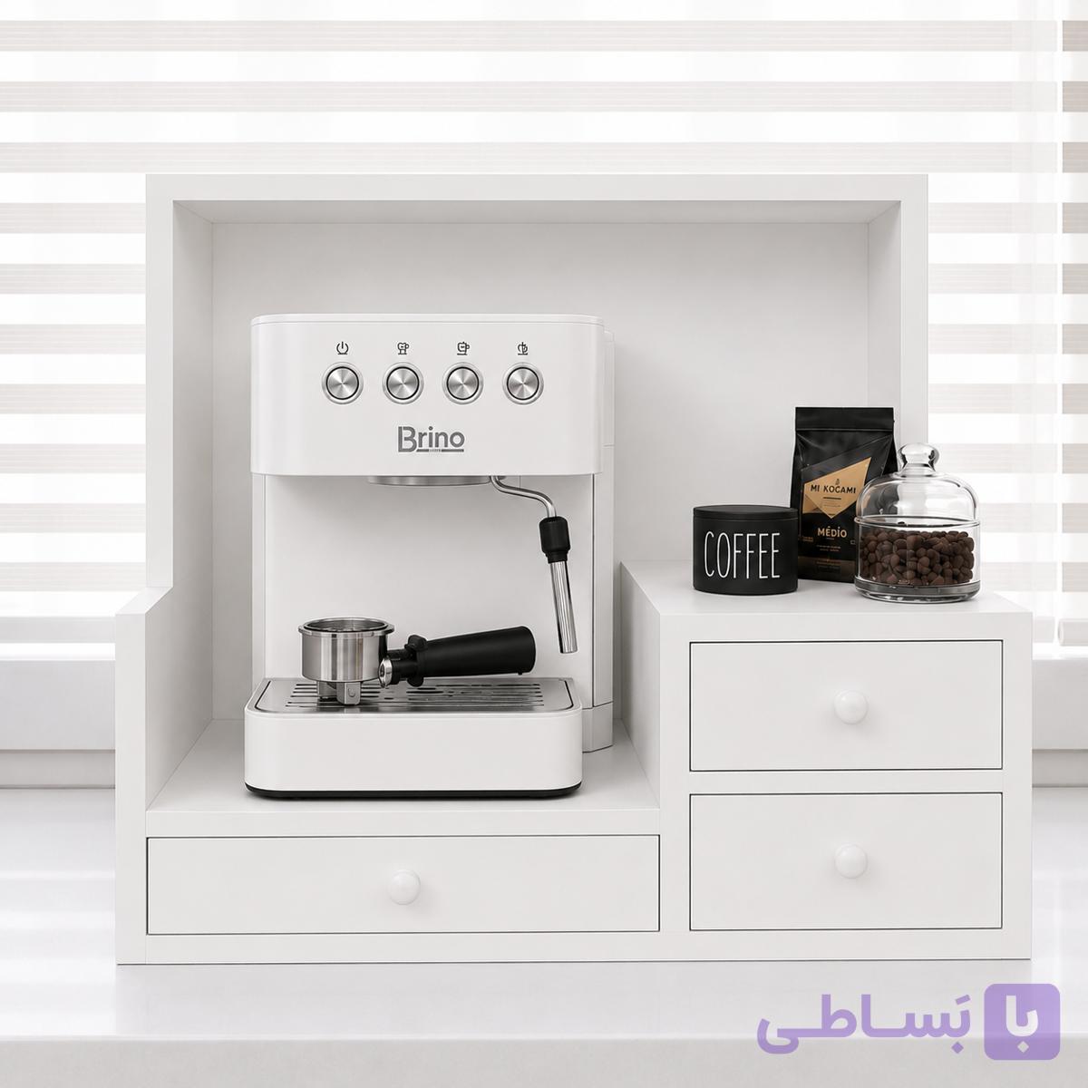 استند قهوه مدل CB-06 | کافی بار MDF مدرن