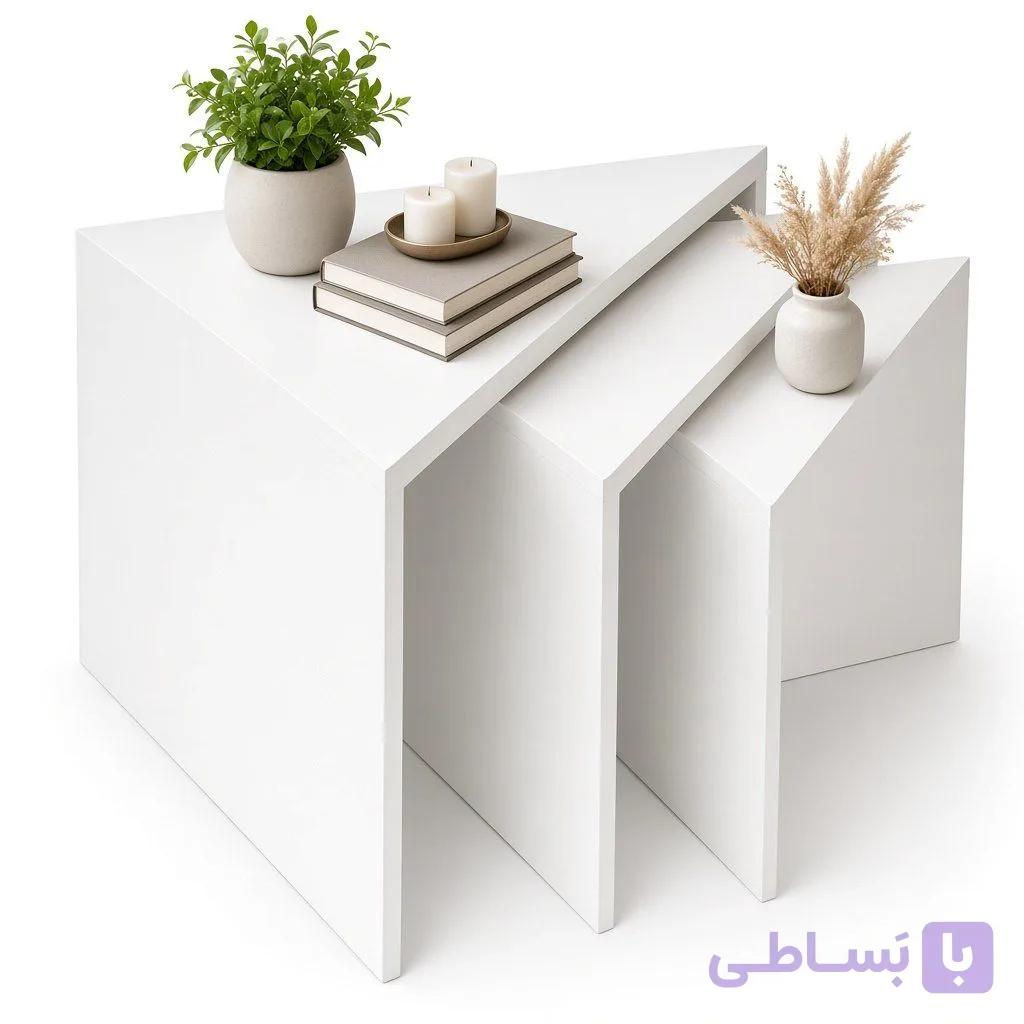 میز عسلی سه تیکه مدل CT-03