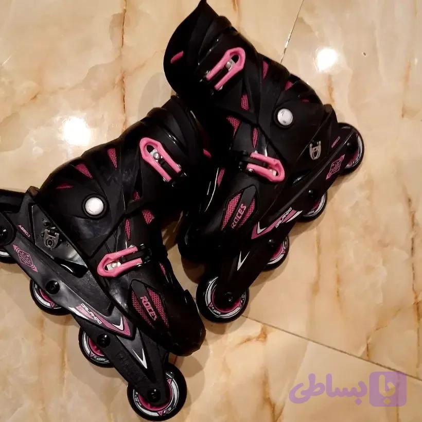 اسکیت متغیر Roces ORLANDO 3 اورجینال بنفش (کارکرده) — تصویر 1