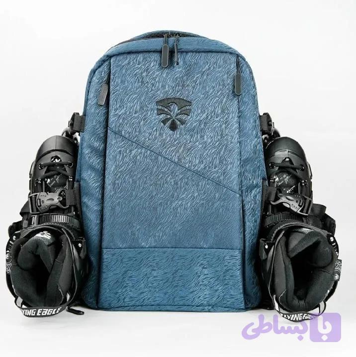 کوله پشتی ورزشی روزمره و اسکیت اورجینال فلای ایگل Flying eagle code 007 طوسی