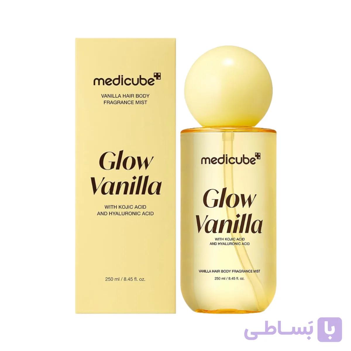 میست خوشبو کننده مو و بدن Glow Vanilla مدی کیوب — تصویر 1