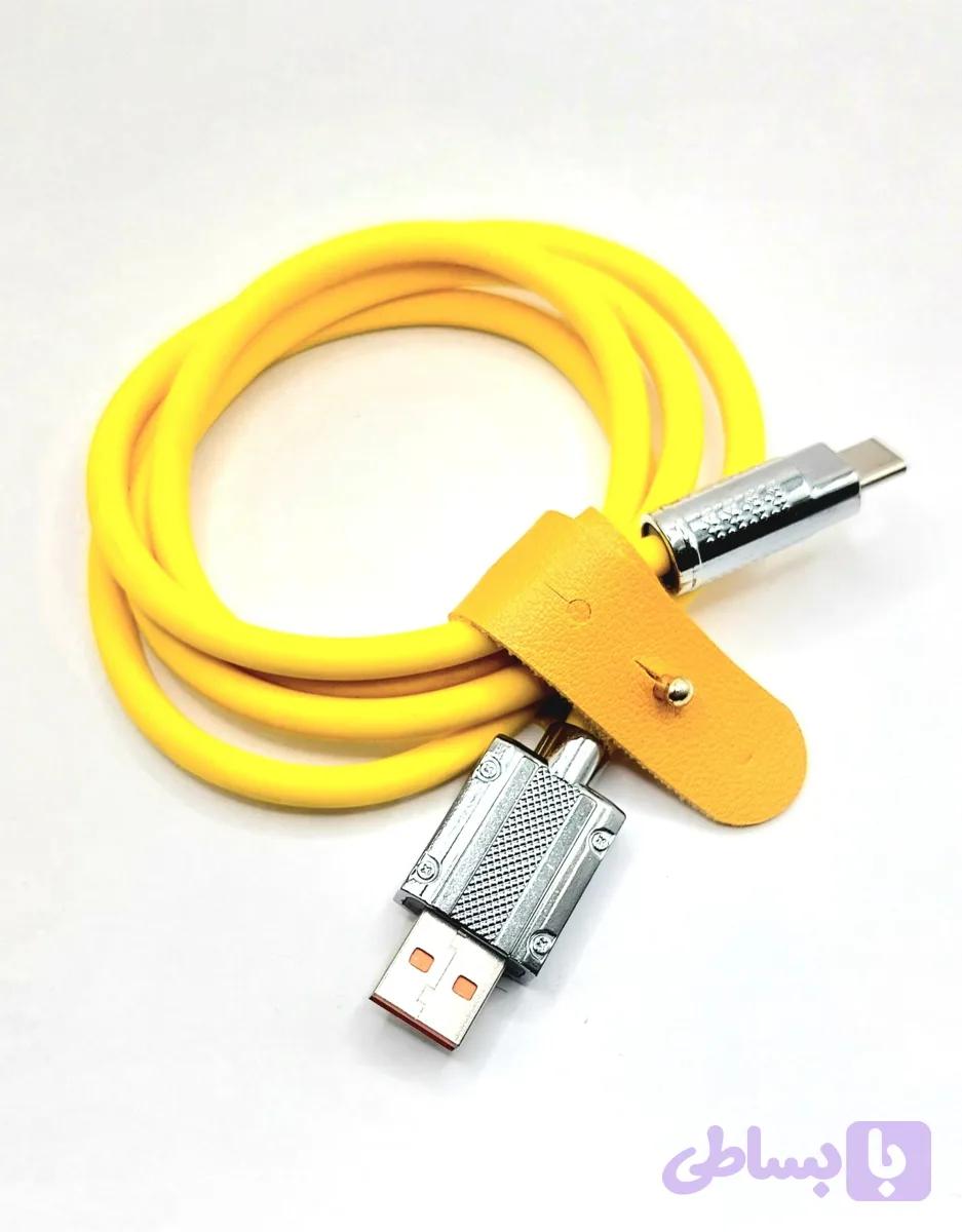 کابل روکش ضخیم مدل 6.0A رنگی TYPE-C
