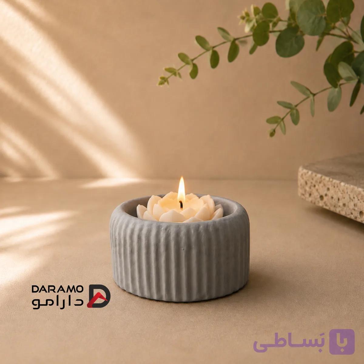 جاشمعی استوانه‌ای شیاردار — تصویر 1