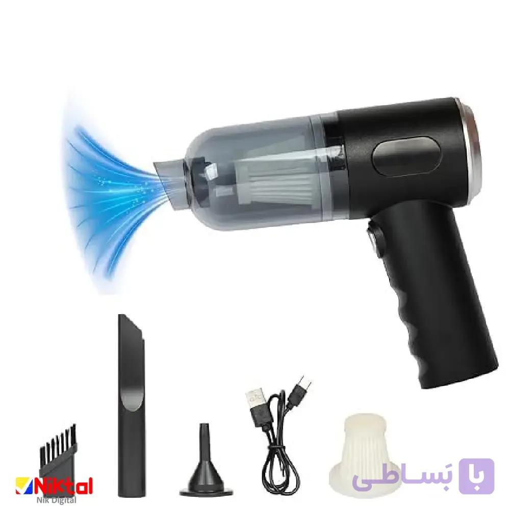 جاروی شارژی ماشین ۳ کاره مدل AS-228 | دمنده و مکنده — تصویر 1