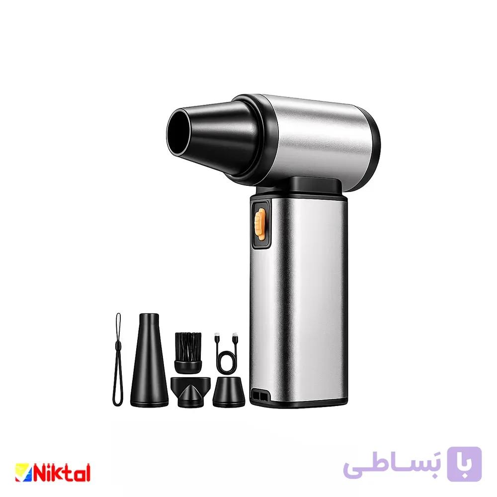 جت فن قدرتمندشارژی چند کاره مدل F1 | موتور براشلس 130000 دور با نمایشگر دیجیتال — تصویر 1