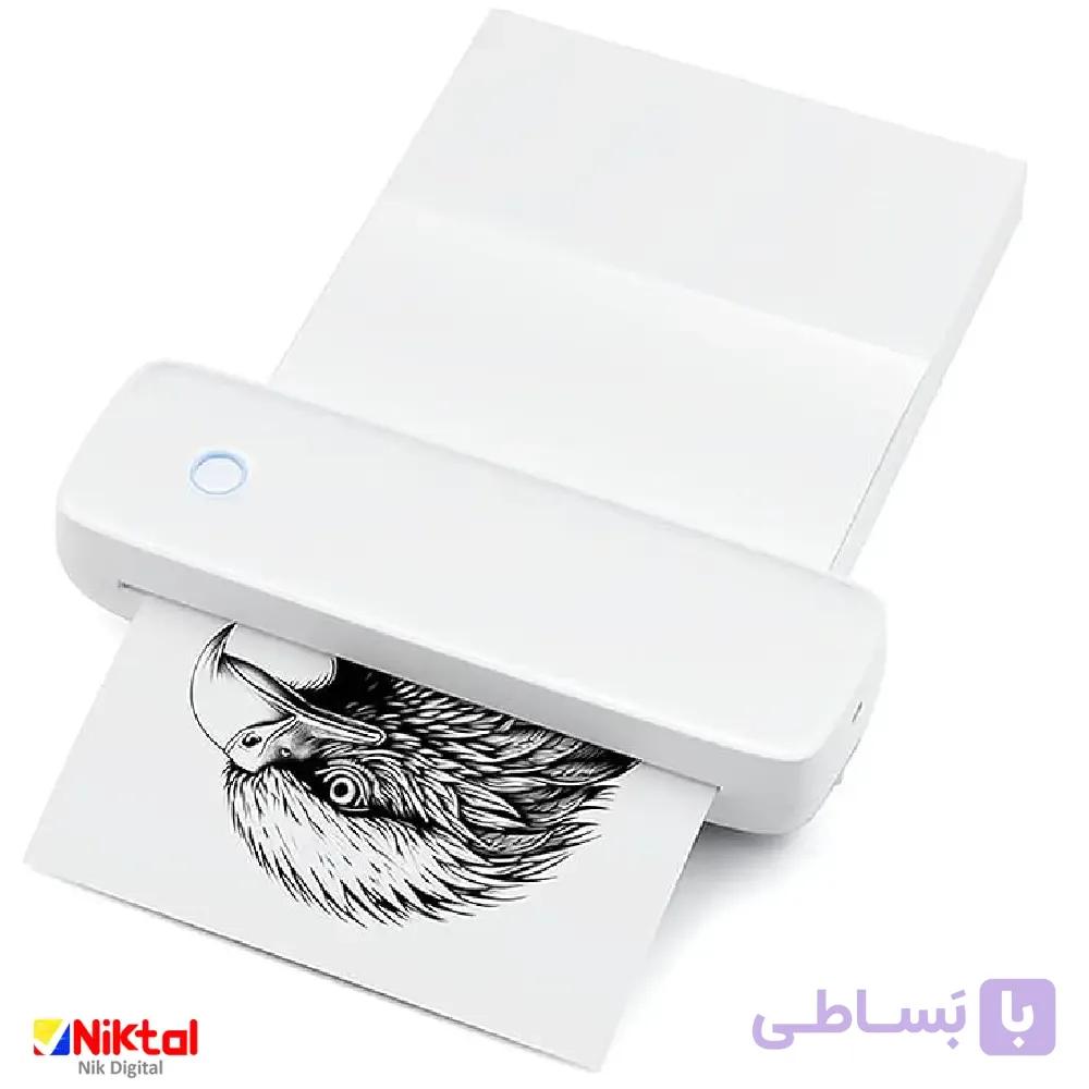پرینتر حرارتی قابل حمل MINI A4 مدل A80 | بدون نیاز به جوهر — تصویر 1