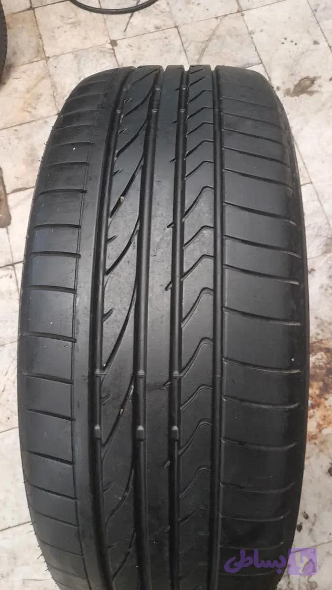 لاستیک۲۳۵/۵۵/۱۹ برجستون در حد نو