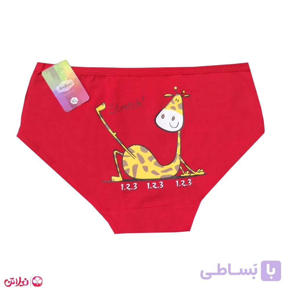 شورت زنانه طرح چاپی بانو مدل 538 — تصویر 1