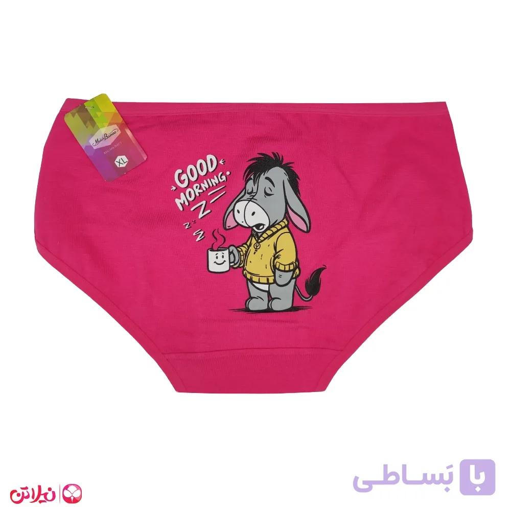 شورت زنانه چاپی بانو مدل 564 — تصویر 1