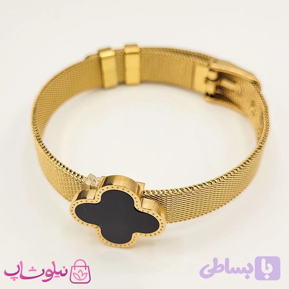 دستبند دخترانه ونکلیف طرح بند ساعت — تصویر 1