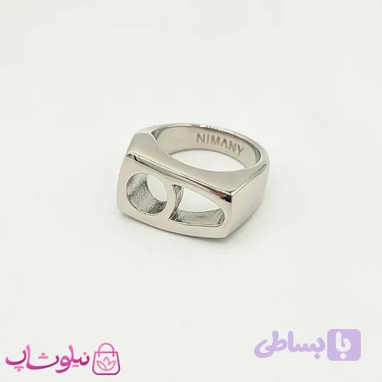انگشتر دخترانه نیمانی نقره ای