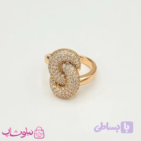 انگشتر زنانه ژوپینگ پرنگین کد 1391-1