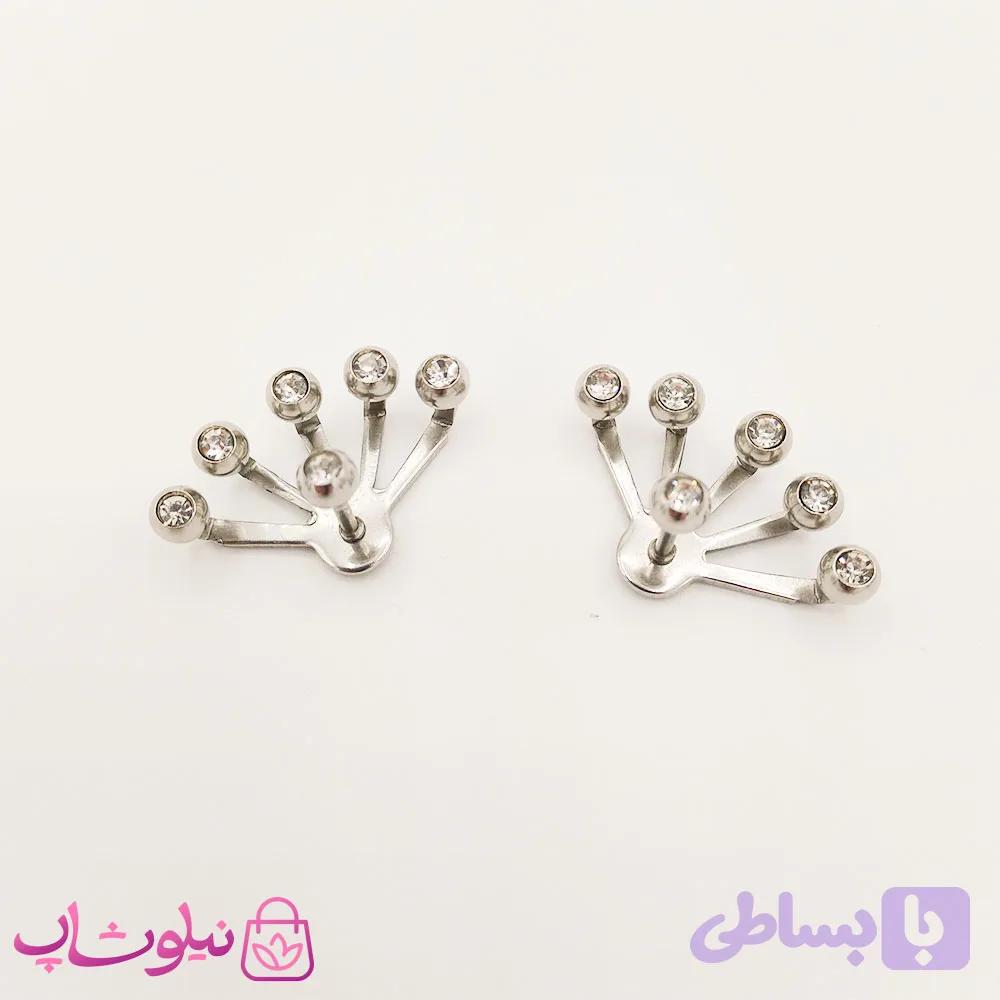 پیرسینگ گوش استیل مدل قایقی کد 1103