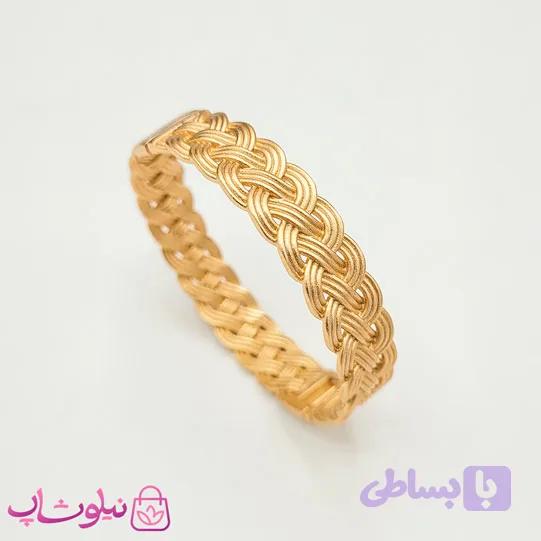 تکپوش زنانه ژوپینگ مدل طلایی پهن سایز 3 کد 8791 — تصویر 1