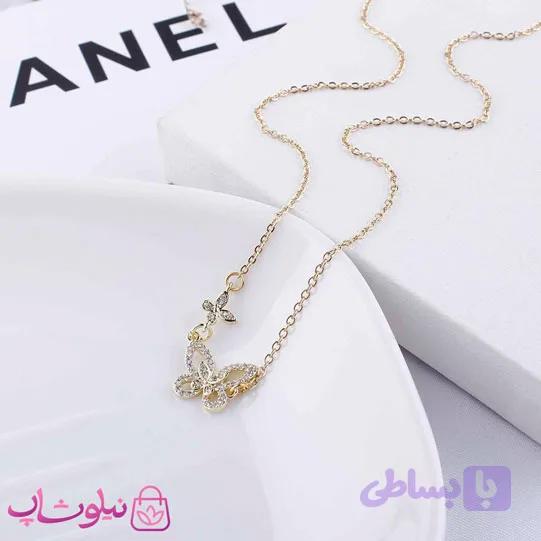 گردنبند دخترانه نگیندار ظریف — تصویر 1