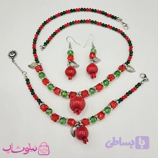 ست زنانه دستساز برند N&SH مدل انار و یلدا کد 450 — تصویر 1