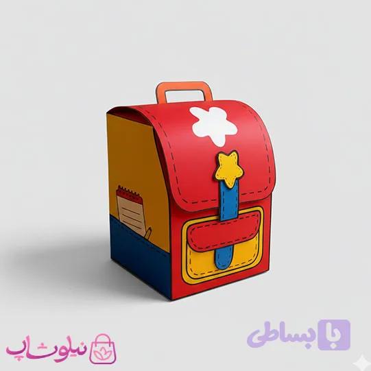 بگ فانتزی بدلیجات با طرح کیف مدرسه کد 30